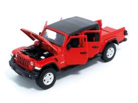Jeep  - Gladiator red - 1:32 - Tayumo - 32130001 - tay32130001 | Toms Modelautos