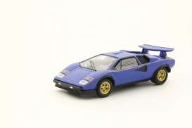 Lamborghini  - Countach LP500S blue - 1:64 - Kyosho - 6930A2 - kyo6930A2 | Toms Modelautos