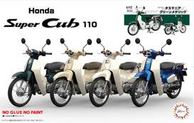 Honda  - Super Cub 110 green - 1:12 - Fujimi - 141800 - fuji141800 | Toms Modelautos