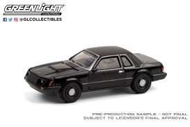 Ford - Mustang 1982 black - 1:64 - GreenLight - 28050B - gl28050B | Toms Modelautos Ford - Mustang 1982 black - 1:64 - GreenLight - 28050B - gl28050B | Toms Modelautos