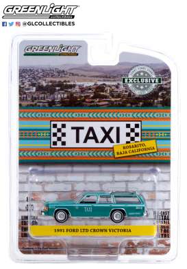 Ford - LTD Crown 1991 teal/white - 1:64 - GreenLight - 30225 - gl30225 | Toms Modelautos Ford - LTD Crown 1991 teal/white - 1:64 - GreenLight - 30225 - gl30225 | Toms Modelautos