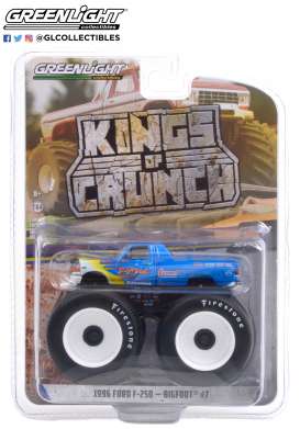Ford - F-250 Monster Truck 1979 blue - 1:64 - GreenLight - 49090A - gl49090A | Toms Modelautos Ford - F-250 Monster Truck 1979 blue - 1:64 - GreenLight - 49090A - gl49090A | Toms Modelautos
