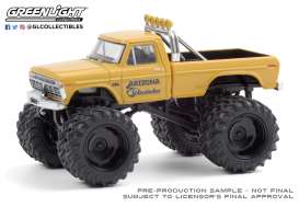 Ford - F-250 Monster Truck 1968 yellow - 1:64 - GreenLight - 49080B - gl49080B | Toms Modelautos Ford - F-250 Monster Truck 1968 yellow - 1:64 - GreenLight - 49080B - gl49080B | Toms Modelautos