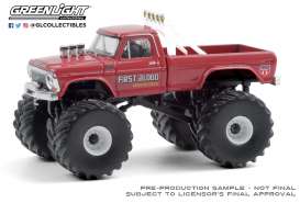 Ford - F-250 Monster Truck 1978 red - 1:64 - GreenLight - 49080C - gl49080C | Toms Modelautos Ford - F-250 Monster Truck 1978 red - 1:64 - GreenLight - 49080C - gl49080C | Toms Modelautos