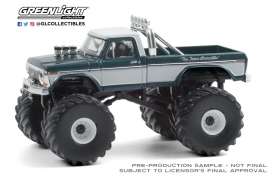 Ford - F-250 Monster Truck 1979 green/grey - 1:64 - GreenLight - 49080D - gl49080D | Toms Modelautos Ford - F-250 Monster Truck 1979 green/grey - 1:64 - GreenLight - 49080D - gl49080D | Toms Modelautos