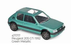 Peugeot  - 205 GTi 1992 green - 1:43 - Norev - 471717 - nor471717 | Toms Modelautos