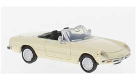 Alfa Romeo  - Spider creme - 1:87 - Brekina - BRE29601 - Brek29601 | Toms Modelautos