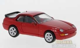 Porsche  - 968 1991 red - 1:87 - Brekina - pcx870013 - PCX870013 | Toms Modelautos