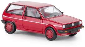 Volkswagen  - Polo II 1985 red - 1:87 - Brekina - pcx870000 - PCX870000 | Toms Modelautos
