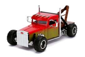 Fast &amp; the Furious Peterbilt - Hobbs & Shaw Custom Truck 2019 cream/orange - 1:24 - Jada Toys - 32089 - jada32089 | Toms Modelautos