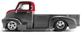 Chevrolet  - COE pick-up 1952 grey/red - 1:24 - Jada Toys - 31544 - jada31544 | Toms Modelautos