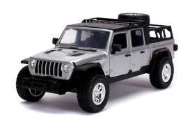Jeep - Gladiator F&F 9 2020 silver - 1:24 - Jada Toys - 31984 - jada31984 | Toms Modelautos Jeep - Gladiator F&F 9 2020 silver - 1:24 - Jada Toys - 31984 - jada31984 | Toms Modelautos