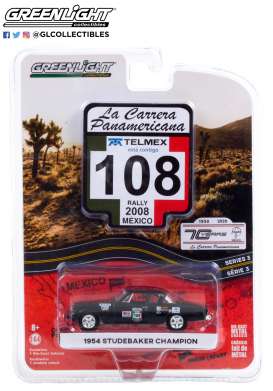 Studebaker  - Champion 1954 black - 1:64 - GreenLight - 13280B - gl13280B | Toms Modelautos