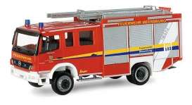 Mercedes Benz  - Atego red - 1:87 - Herpa - H095365 - herpa095365 | Toms Modelautos