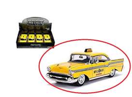 Deadpool  - Chevrolet Bel Air  1957 yellow - 1:24 - Jada Toys - 30839 - jada30839 | Toms Modelautos
