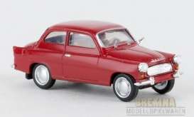 Skoda  - Octavia 1960 red - 1:87 - Brekina - 27450 - Brek27450 | Toms Modelautos