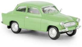 Skoda  - Octavia 1960 green - 1:87 - Brekina - 27454 - Brek27454 | Toms Modelautos