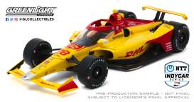 Honda  - 2020 yellow/red - 1:18 - GreenLight - 11081 - gl11081 | Toms Modelautos