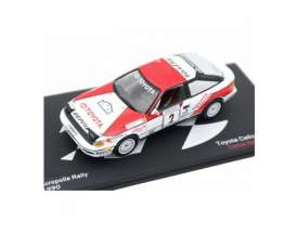 Toyota - Celica #2 1990 red/white - 1:43 - Magazine Models - MagRAcelica1990 | Toms Modelautos Toyota - Celica #2 1990 red/white - 1:43 - Magazine Models - MagRAcelica1990 | Toms Modelautos