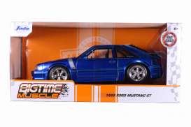 Ford  - Mustang GT 1989 blue - 1:24 - Jada Toys - 31863 - jada31863 | Toms Modelautos