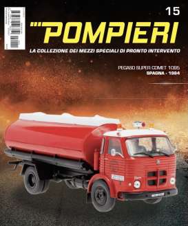 Pegaso  - 1095 Super Comet 1984 red/white - Magazine Models - magfireSP15 | Toms Modelautos