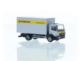 Mercedes Benz  - Atego white/yellow - 1:87 - Rietze - R72506 - RZ72506 | Toms Modelautos