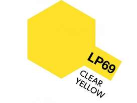 Paint  - Clear Yellow - Tamiya - LP-69 - tamLP69 | Toms Modelautos