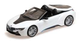 BMW  - i8 roadster 2017 white metallic - 1:87 - Minichamps - 870027032 - mc870027032 | Toms Modelautos