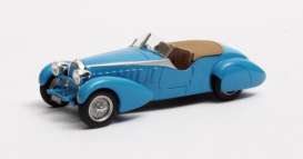 Bugatti  - Type 57 TT Tourer 1935 blue - 1:43 - Matrix - 50205-041 - MX50205-041 | Toms Modelautos