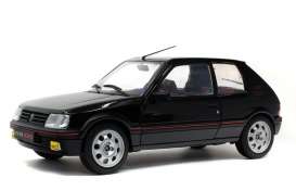 Peugeot  - 205 GTI black - 1:18 - Solido - 1801707 - soli1801707 | Toms Modelautos