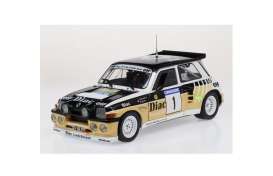 Renault  - 5 Turbo white/yellow/black - 1:18 - Solido - 1804705 - soli1804705 | Toms Modelautos