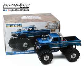 Ford  - F-250 Monster Truck 1974 blue - 1:18 - GreenLight - 13541 - gl13541 | Toms Modelautos