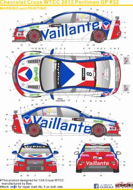 Accessoires  - Cruze  - 1:24 - S.K. Decals - 24013 - SK24013 | Toms Modelautos