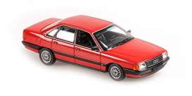Audi  - 100 Red - 1:43 - Maxichamps - 940015200 - mc940015200 | Toms Modelautos