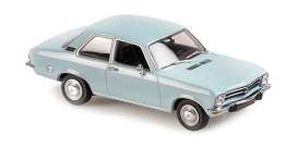 Opel  - Ascona 1970 Blue - 1:43 - Maxichamps - 940045801 - mc940045801 | Toms Modelautos