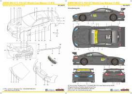 BMW  - M6 GT3 2017  - 1:24 - S.K. Decals - 24076 - SK24076 | Toms Modelautos