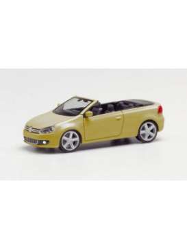 Volkswagen  - Golf convertible gold - 1:87 - Herpa - herpa034869-002 | Toms Modelautos