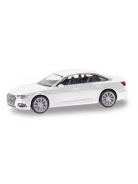 Audi  - A6 limousine white - 1:87 - Herpa - herpa420297-002 | Toms Modelautos