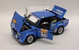 Fiat  - 131 Abarth 1978 blue - 1:18 - Kyosho - 8376C - kyo8376C | Toms Modelautos