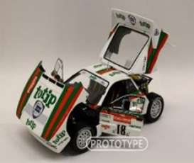 Lancia  - Rally 037 1983 white/red/green - 1:18 - Kyosho - 8306B - kyo8306B | Toms Modelautos