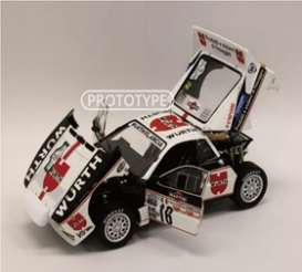 Lancia  - Rally 037 1983 white/red/black - 1:18 - Kyosho - 8306C - kyo8306C | Toms Modelautos