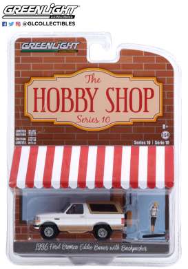 Ford  - Bronco 1996 black - 1:64 - GreenLight - 97100F - gl97100F | Toms Modelautos