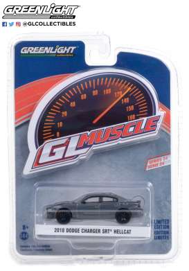 Dodge  - Charger 2018 crystal/black - 1:64 - GreenLight - 13290D - gl13290D | Toms Modelautos