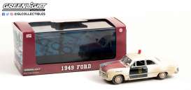 Ford  - Tijuana 1949 white/red/black - 1:43 - GreenLight - 86191 - gl86191 | Toms Modelautos