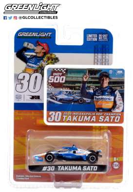 Honda  - Indy Car Takuma Sato 2020 white/blue/orange - 1:64 - GreenLight - 10884 - gl10884 | Toms Modelautos