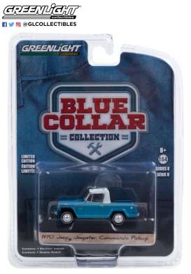 Jeep - Commando 1970 light blue - 1:64 - GreenLight - 35180B - gl35180B | Toms Modelautos Jeep - Commando 1970 light blue - 1:64 - GreenLight - 35180B - gl35180B | Toms Modelautos