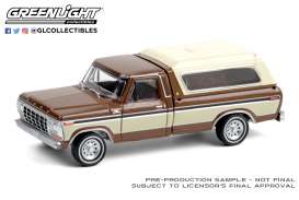 Ford - F-150 1979 brown/creme - 1:64 - GreenLight - 35180C - gl35180C | Toms Modelautos Ford - F-150 1979 brown/creme - 1:64 - GreenLight - 35180C - gl35180C | Toms Modelautos