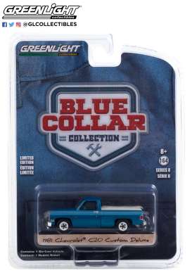 Chevrolet - Custom DeLuxe 1981 light blue - 1:64 - GreenLight - 35180D - gl35180D | Toms Modelautos Chevrolet - Custom DeLuxe 1981 light blue - 1:64 - GreenLight - 35180D - gl35180D | Toms Modelautos