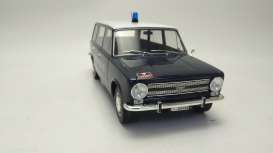 Fiat  - 124 Familiare 1972 dark blue/white - 1:18 - Triple9 Collection - 1800222 - T9-1800222 | Toms Modelautos