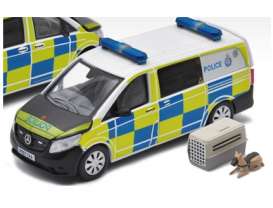 Mercedes Benz  - Vito 2020 white/blue/yellow - 1:64 - Era - MB20VITRN37 - Era20VITRN37 | Toms Modelautos